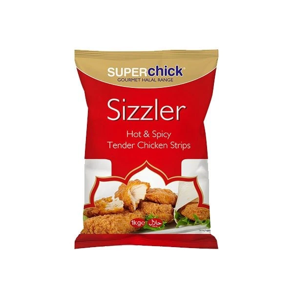 Superchick Sizzler Hot & Spicy Tender Chicken Strips (1kg)