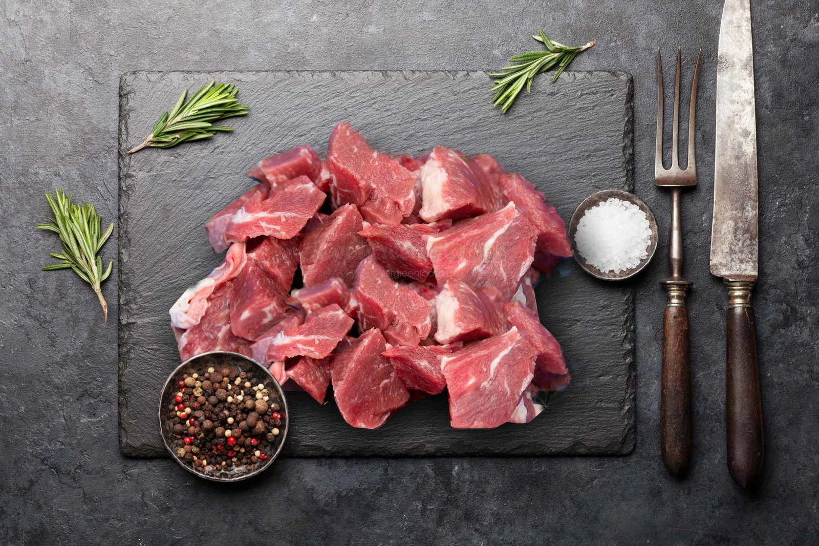 Halal Spring Lamb Mix Boti (on the bone)