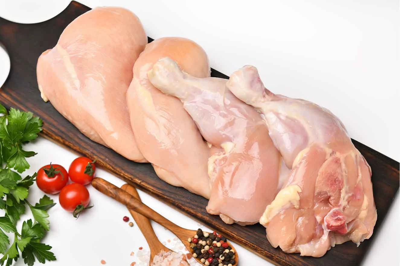 Halal Chicken Legs Skinless (Small Curry Cut)